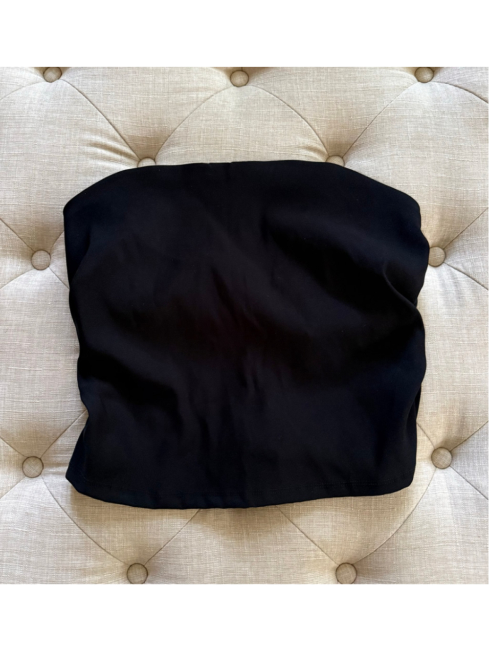 Women's H&M Divided Black Bandeau Top Size M
